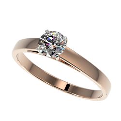 0.75 ctw VS/SI Diamond Ring 18K 2-Tone Gold