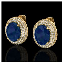 2 ctw Black & VS/SI Diamond Earrings 18K White Gold