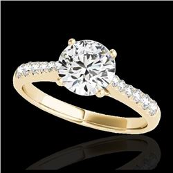 2 ctw Emerald & Halo VS/SI Diamond Ring 18K White Gold