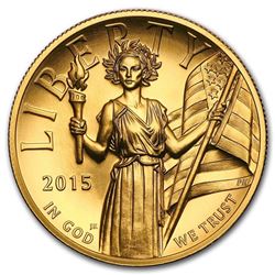 2015-W High Relief American Liberty Gold (w/Box and COA)