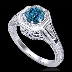 109.25 ctw Aquamarine & Diamond Necklace 14K Yellow Gold