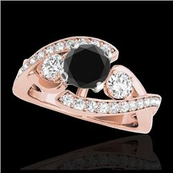 1.26 ctw H-SI/I Diamond Ring 10K White Gold