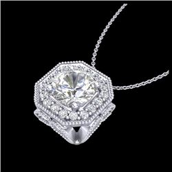 4.97 ctw Emerald & Diamond Necklace 14K Yellow Gold
