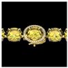 Image 1 : 2.1 ctw Fancy Black Diamond Ring 18K Yellow Gold