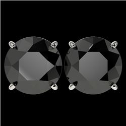 1.50 ctw SI/I Fancy Intense Yellow Diamond Ring 10K White Gold