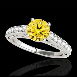2 ctw H-SI/I Diamond 3 Stone Solitaire Ring 10K White Gold