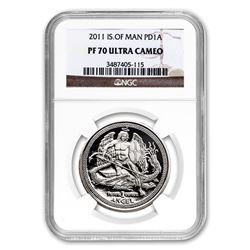 2011 Isle of Man 1 oz Proof Palladium Angel PF-70 NGC