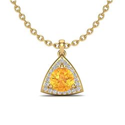 0.75 ctw VS/SI Diamond Earrings 18K Yellow Gold