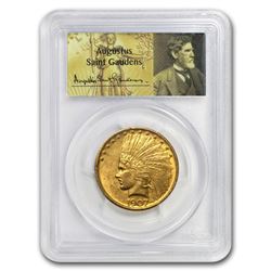 1907 $10 Indian Gold Eagle No Motto MS-61 PCGS (St Gaudens label)