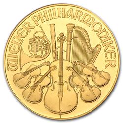 1993 Austria 1 oz Gold Philharmonic BU