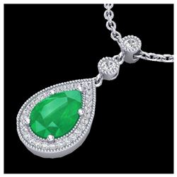 1.01 ctw Fancy Black Diamond Art Deco Stud Necklace 18K Yellow Gold