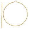 Image 1 : 14k Yellow Gold Lightweight 2 mm Polished Hoop Earrings - 42 mm