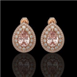 35 ctw Aquamarine & VS/SI Diamond Bracelet 14K Yellow Gold