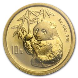 1995 China 1/10 oz Gold Panda Large Date BU (Sealed)