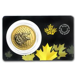 2016 Canada 1 oz Gold Roaring Grizzly Bear .99999 BU (Assay Card)
