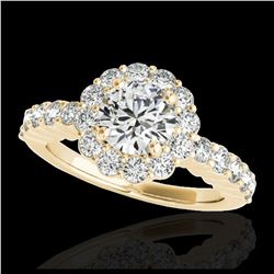 2.09 ctw Fancy Black Diamond Solitaire Ring 10K Rose Gold