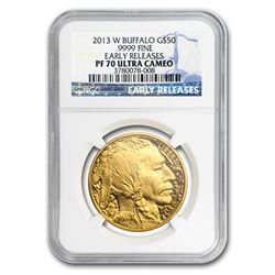 2013-W 1 oz Proof Gold Buffalo PF-70 NGC (ER)