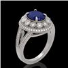 Image 2 : 1.75 ctw SI Blue Diamond Solitaire Ring 10K White Gold