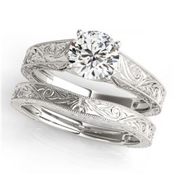 1.50 ctw VS/SI Diamond Art Deco Ring 14K Yellow Gold