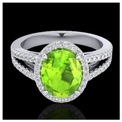 1.20 ctw VS/SI Diamond Solitaire Art Deco Ring 18K Rose Gold