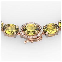 3 ctw Fancy Intense Blue Diamond Art Deco Ring 18K White Gold