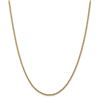 14k Yellow Gold 2.25 mm Parisian Wheat Chain - 30 in.