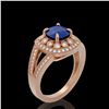 Image 2 : 1.40 ctw SI/I Fancy Intense Yellow Diamond Ring 10K Rose Gold