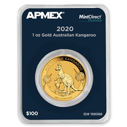 2020 Australia 1 oz Gold Kangaroo (MintDirect® Premier Single)