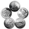 2012 5-Coin 5 oz Silver ATB Set (America the Beautiful)