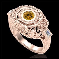 2.26 ctw VS/SI Diamond Art Deco Ring Band 18K White Gold