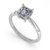 Image 2 : 2.22 ctw Ruby & Diamond Ring 18K White Gold