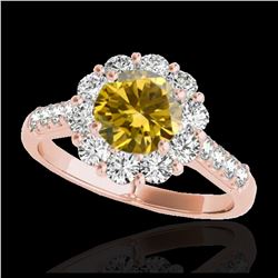2.25 ctw Tanzanite & VS/SI Diamond Ring 10K Yellow Gold