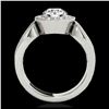 Image 2 : 1.65 ctw SI/I Fancy Intense Yellow Diamond Ring 10K White Gold