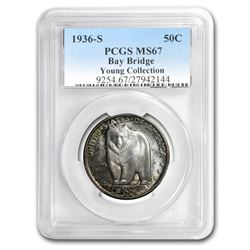 1936-S Bay Bridge Commemorative Half MS-67 PCGS