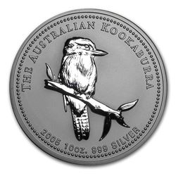 2005 Australia 10 oz Silver Kookaburra BU