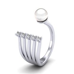 0.50 ctw VS/SI Diamond Stud Earrings 14K White Gold