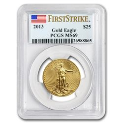 2013 1/2 oz Gold American Eagle MS-69 PCGS (FS)