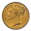 Image 1 : 1869 Great Britain Gold Sovereign Victoria Shield MS-63 NGC