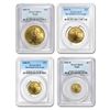 Image 1 : 2008-W 4-Coin Burnished Gold American Eagle Set MS-70 PCGS