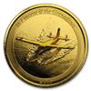 Image 1 : 2018 St. Vincent & The Grenadines 1 oz Gold Seaplane (Colorized)