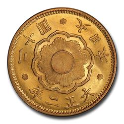 1913 Japan 20 Yen MS-64 PCGS