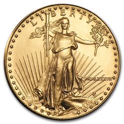 1987 1/2 oz Gold American Eagle BU (MCMLXXXVII)