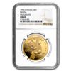 Image 1 : 1996 China 1 oz Gold Panda Large Date MS-69 NGC