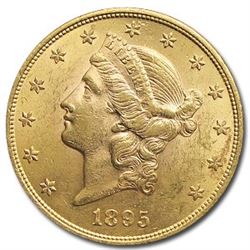 1895 $20 Liberty Gold Double Eagle AU