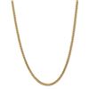 Image 1 : 14k Yellow Gold 4.3 mm Solid Miami Cuban Chain - 26 in.