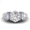 Image 2 : 39.70 ctw Ruby & Diamond Necklace 14K White Gold