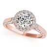 Image 2 : 2.51 ctw VS/SI Diamond 2pc Wedding Set Halo 14K Yellow Gold