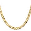 Image 1 : 14k Yellow Gold 8.3 mm Solid Light Flat Cuban Chain - 24 in.