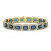 Image 1 : 20.67 ctw Opal & Diamond Bracelet 14K Yellow Gold
