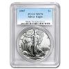 Image 1 : 1987 Silver American Eagle MS-70 PCGS (Registry Set)